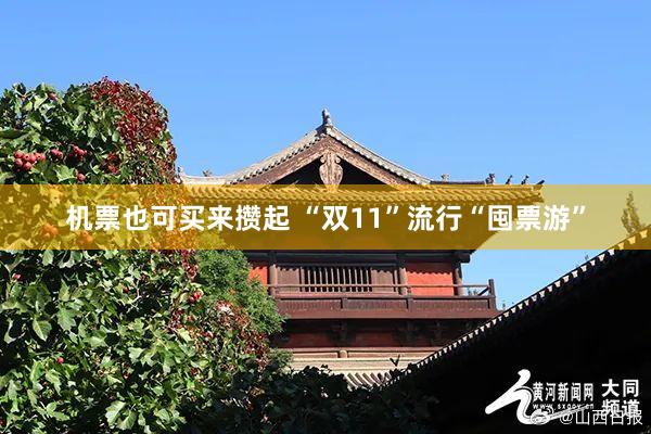 机票也可买来攒起 “双11”流行“囤票游”